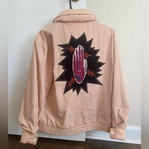 Vintage Women’s Handmade Pink Jacket